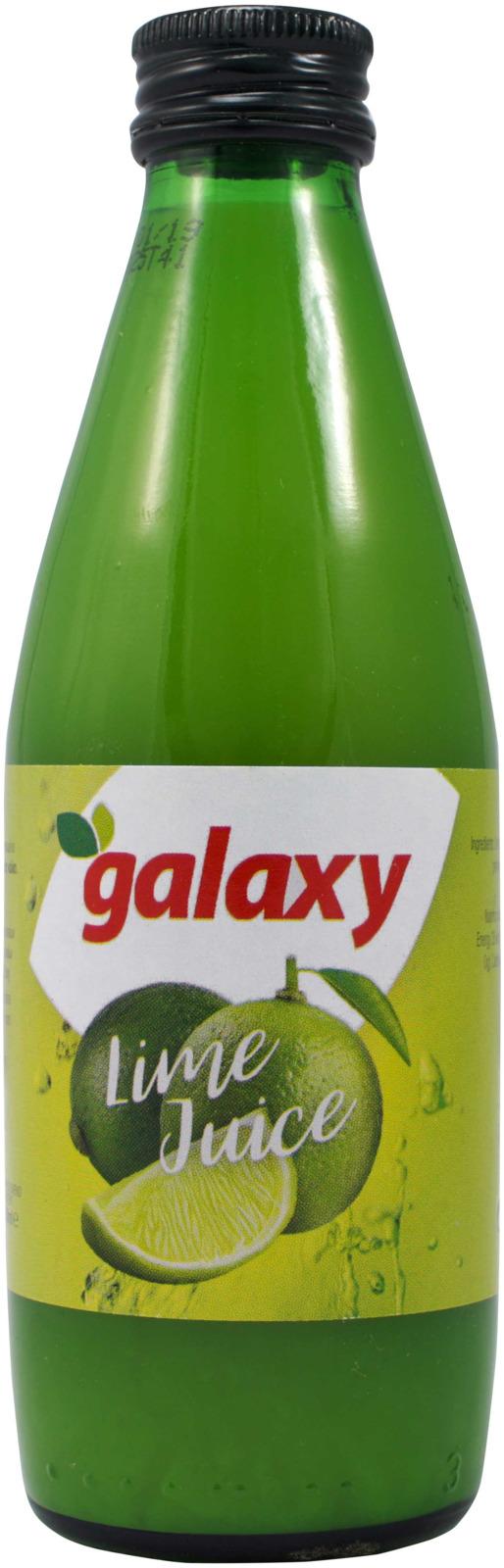 Сок лайма Galaxy 100%, 250 мл., стекло