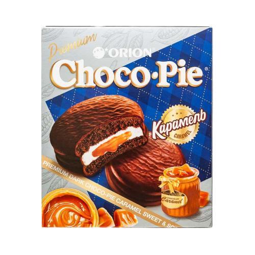 Печенье Choco Pie Premium Карамель 360 гр., картон