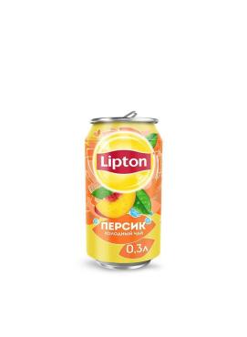 Холодный чай Lipton Ice Tea со вкусом персика, 330 мл., ж/б