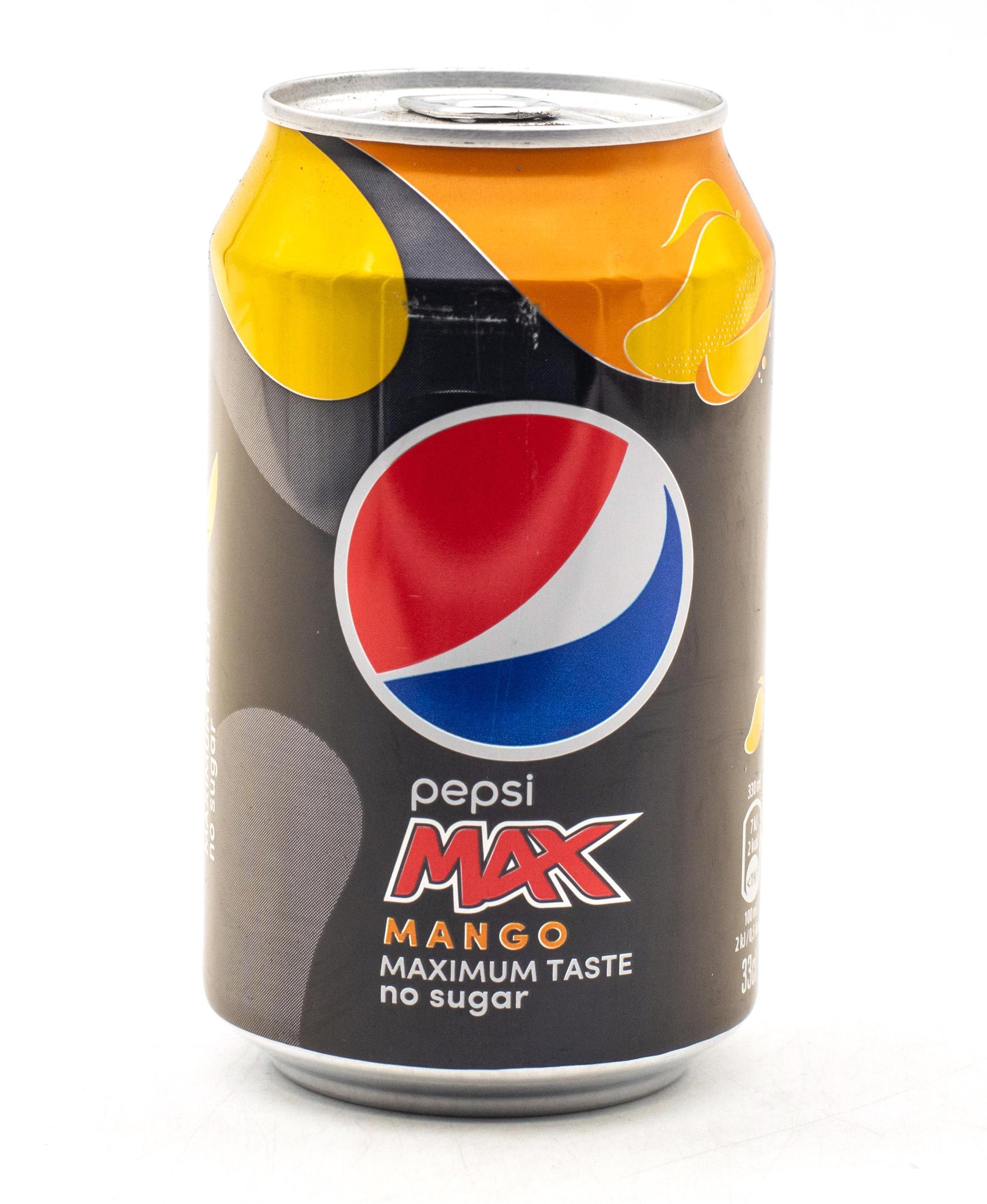 Напиток газированный Pepsi Max Mango Zero Дания 300 мл., ж/б