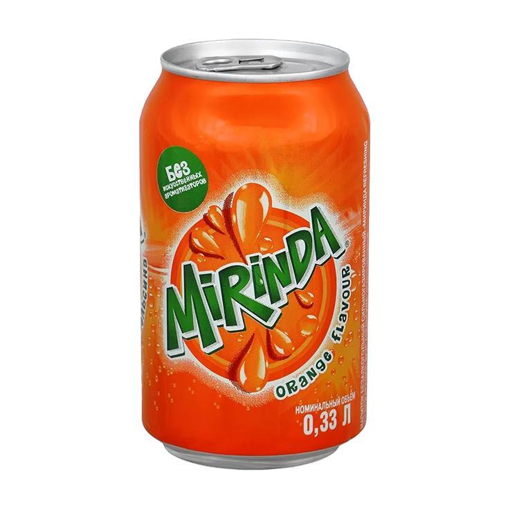 Напиток газированный Mirinda Ирак 330 мл., ж/б