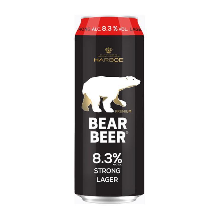 Пиво Bear Beer Strong lager светлое пастеризованное фильтрованное 7,5% 450 мл., ж/б