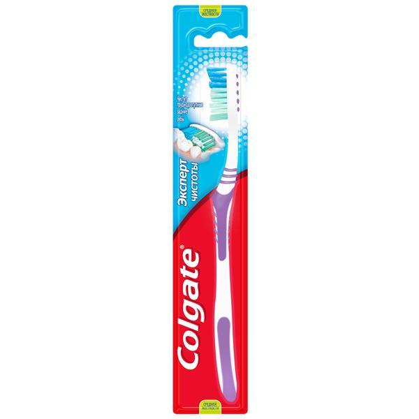 Зубная щетка Colgate Эксперт чистоты Средняя жесткость, блистер