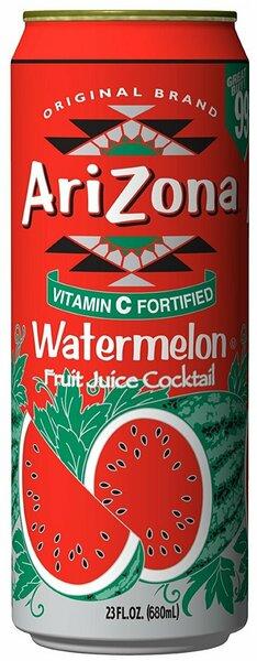 Чай холодный Arizona Watermelon Cowboy Cocktail Нидерланды 500 мл., ж/б