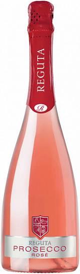 Вино Reguta, Prosecco DOC Rose 11,5% игристое DOC розовое сухое, 2020 год, 750 мл., стекло