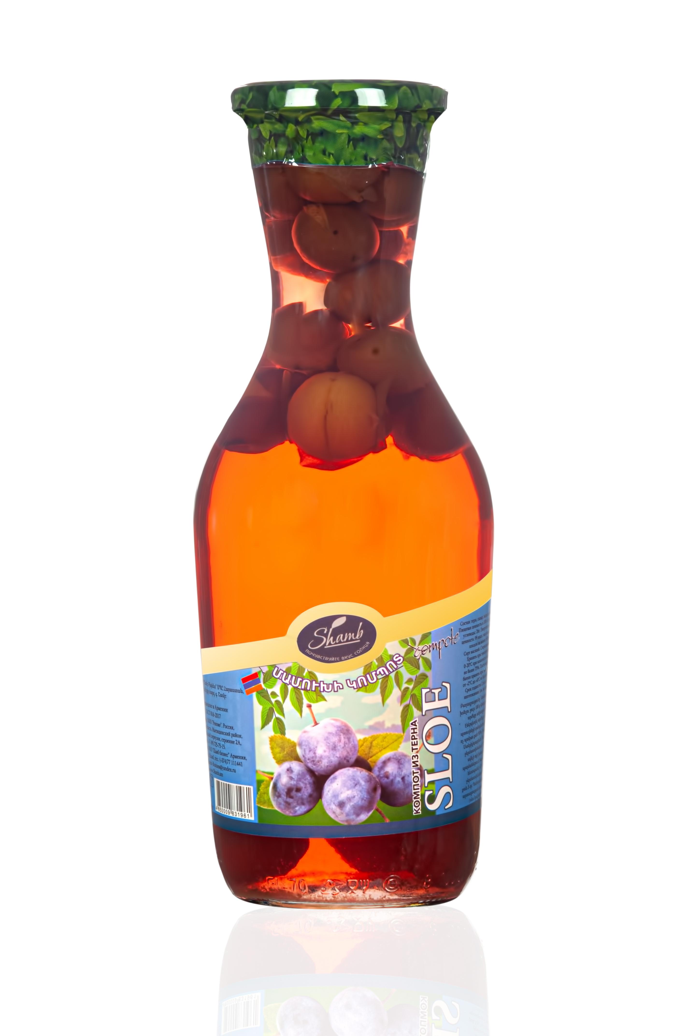 Компот Shamb Терн 1 л., стекло