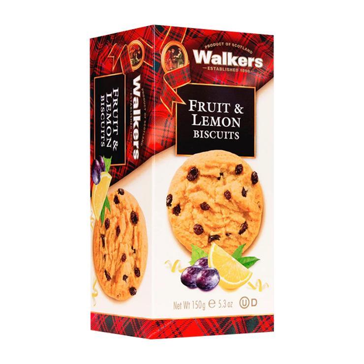 Печенье песочное Walker's фрукты лимон 150 гр., картон