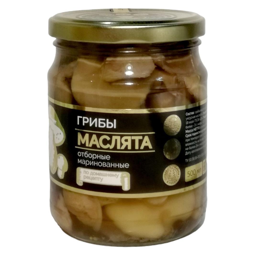 Грибы Грибной Алтай маслята отборные маринованные 300 гр., стекло