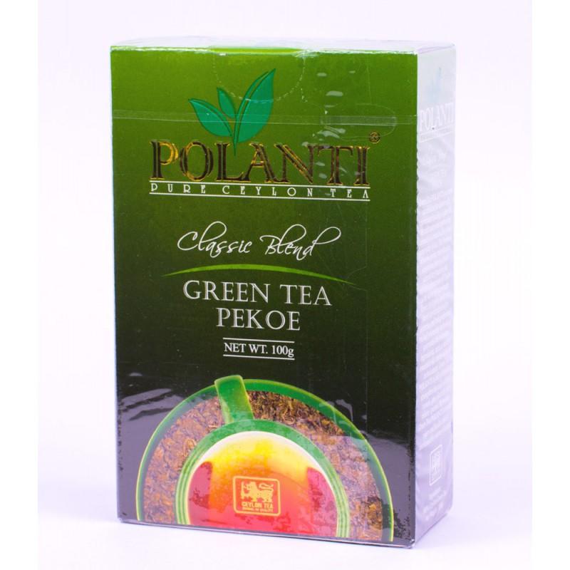 Чай Polanti зеленый Пеко, 100 гр., картон