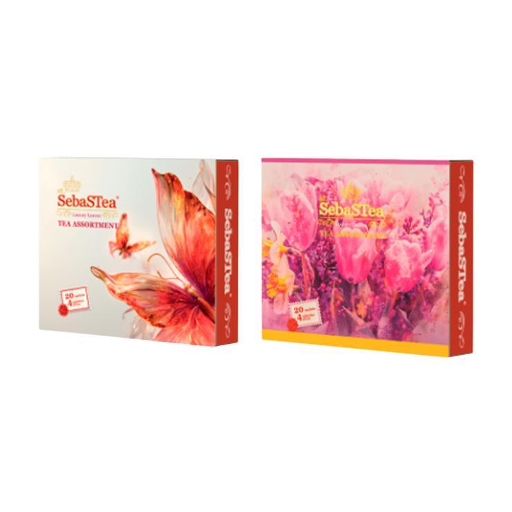 Чай Sebastea Spring Emotions черный ассорти в пакетиках 20х1,5 гр., картон