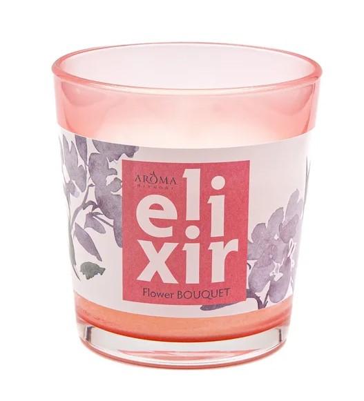 Свеча Elixir Flower Bouquet 140 гр., стекло