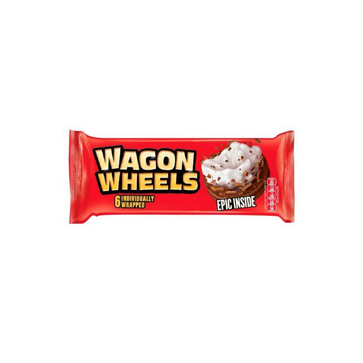 Печенье Wagon Wheels с суфле 216 гр., флоу-пак