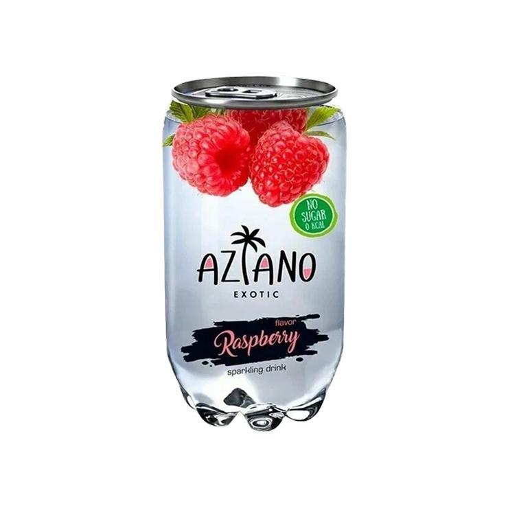 Напиток газированный Aziano raspberry 350 мл., ж/б