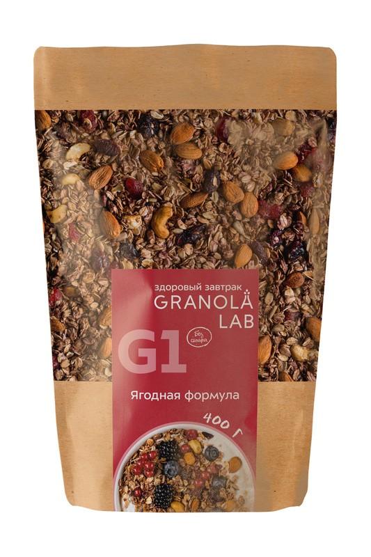 Гранола ягодная формула Granola.lab Granola G1 big 400 гр., дой-пак