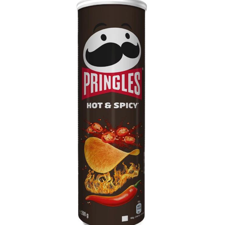 Чипсы Pringles с острым и пряным вкусом 165 гр., туба
