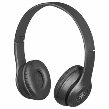 Наушники с микрофоном (гарнитура), Bluetooth, беспровод., с оголовьем, черные, Defender FreeMotion B515