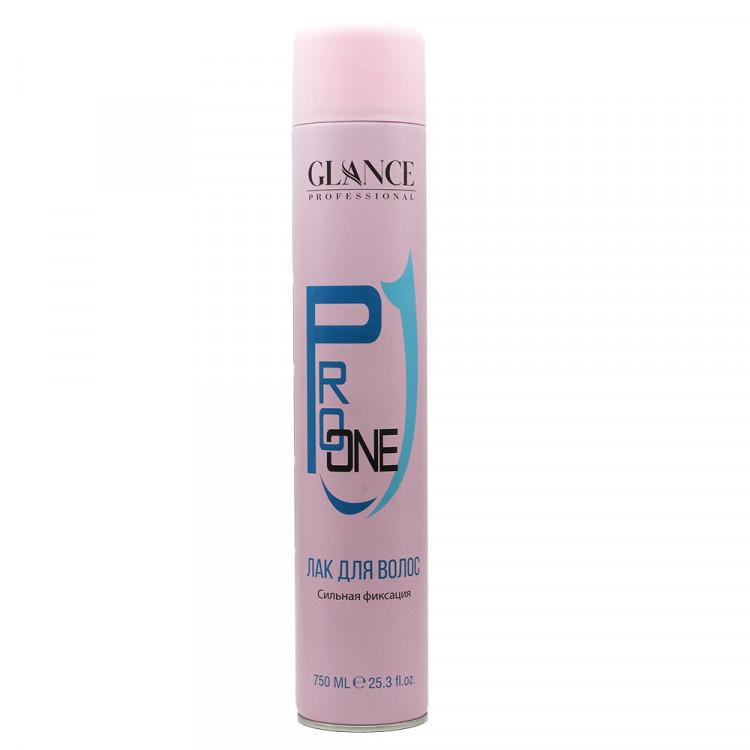 Лак для волос GLANCE Professional профессиональный Pro One сильная фиксация 750 мл., аэрозоль