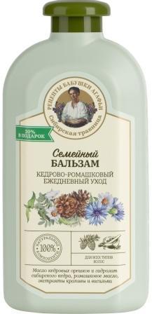 Бальзам для всех типов волос Рецепты Бабушки Агафьи ежедн.уход кедрово-ромашковый 500 мл., флакон
