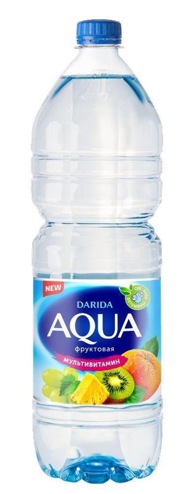 Вода питьевая негазированная Darida Aqua Фруктовая Мультивитамин 1,5 л., ПЭТ