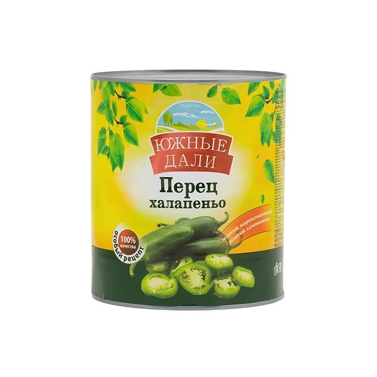 Перец Экоферма Южные Дали халапеньо резаный 3,1 л., ж/б