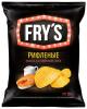 Чипсы FRY'S картофельные рифленые со вкусом лосось в сливочном соусе 130 гр., флоу-пак