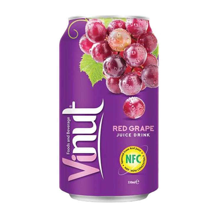Напиток сокосодержащий Vinut со вкусом красного винограда 330 мл., ж/б