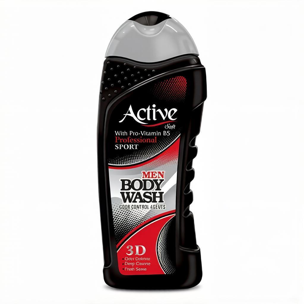 Гель для душа мужской Active Спорт 3D 400 мл., ПЭТ