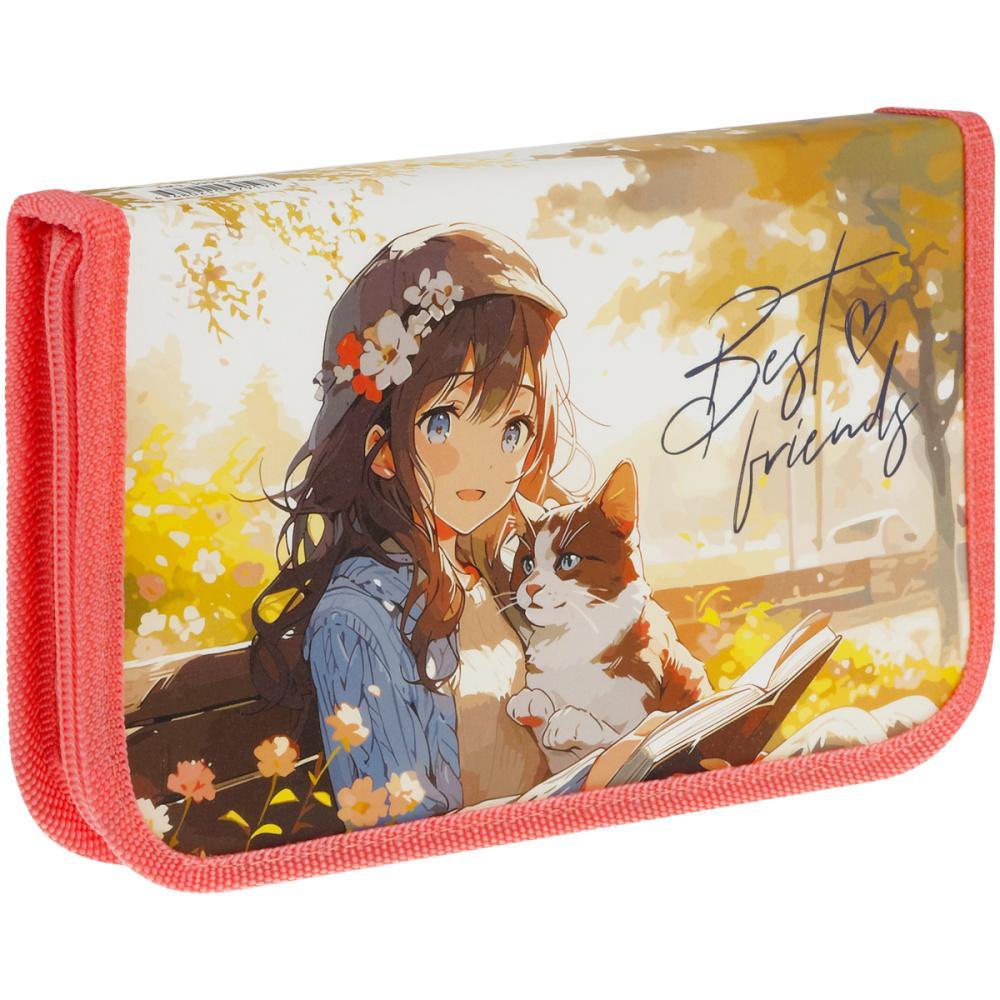 Пенал ArtSpace Soft 190х115 1 отделение ламинированный картон софт-тач, картон