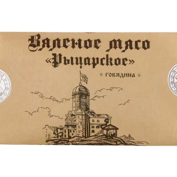 Мясо вяленое Рыцарское индейки 50 гр., обертка