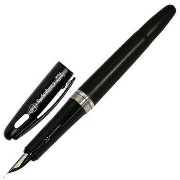 Ручка перьевая, корпус черный, линия письма 1,8 мм., черная Pentel Tradio Calligraphy
