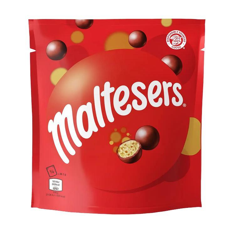 Шарики Maltesers шоколадные 192,5 гр., дой-пак