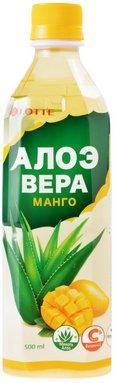 Напиток сокосодержащий Lotte алоэ вера манго Корея 500 мл., ПЭТ