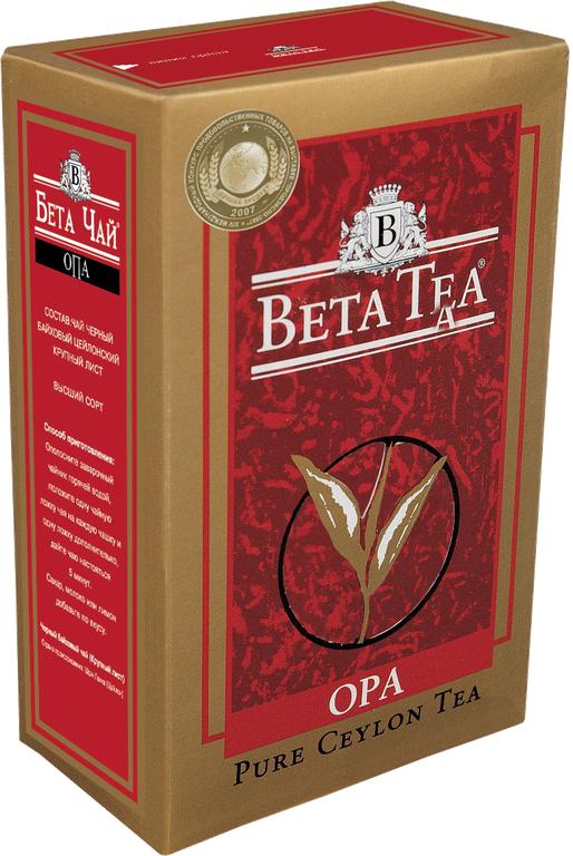 Чай, OPA, Beta Tea, 100 гр., картонная коробка