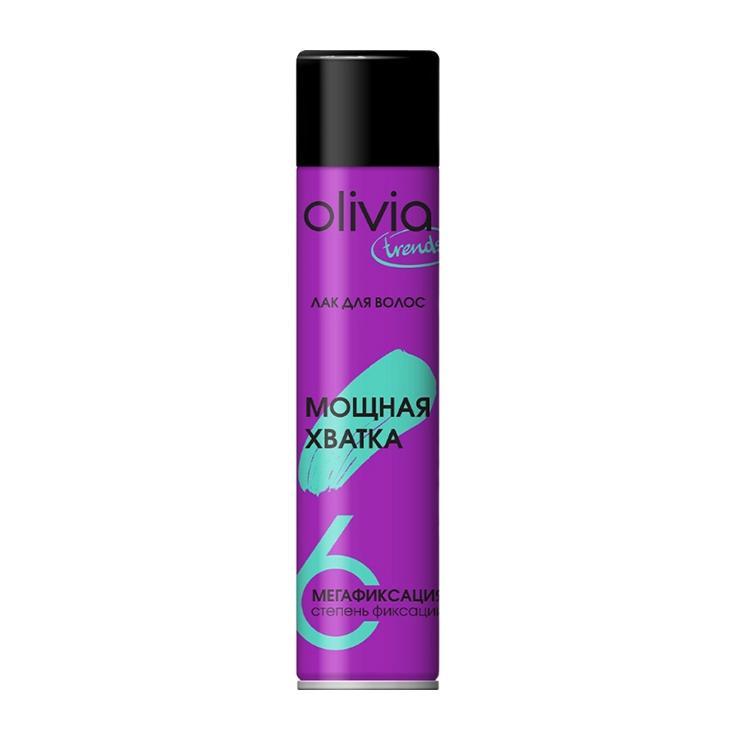 Лак для волос Olivia Trends Мощная хватка 6 мегафиксация 250 мл., баллон