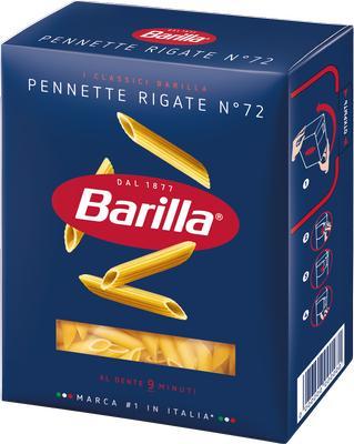 Изделия макаронные Barilla № 72 Пеннетте Ригате 450 гр., картон