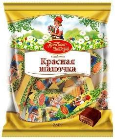 Конфеты Красный Октябрь Красная Шапочка, 250 гр., флоу-пак