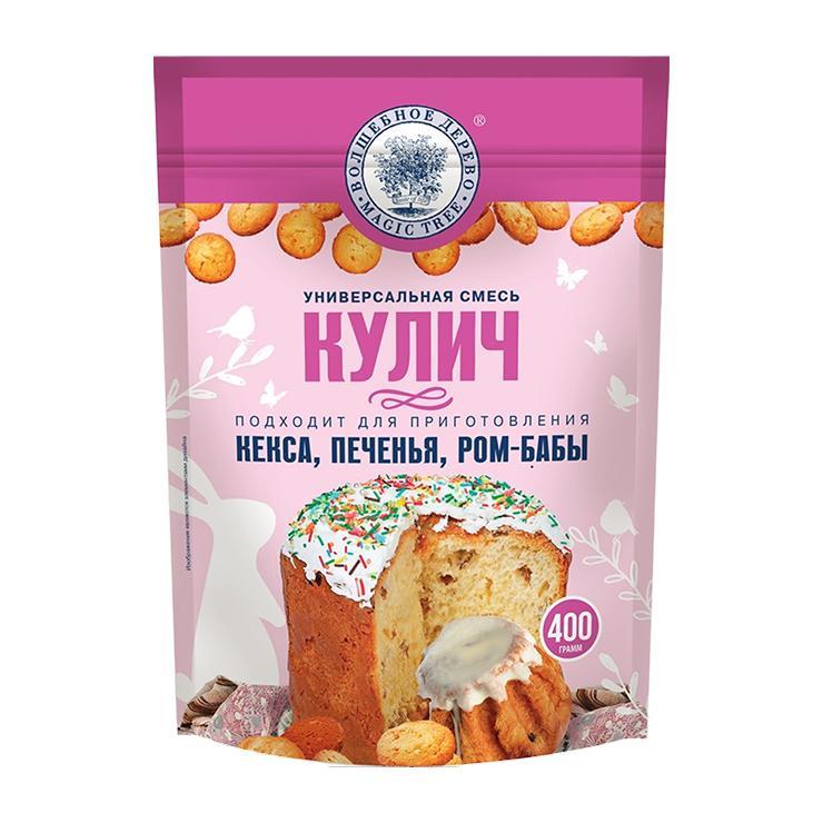 Смесь Волшебное Дерево универсальная кулич 400 гр., дой-пак