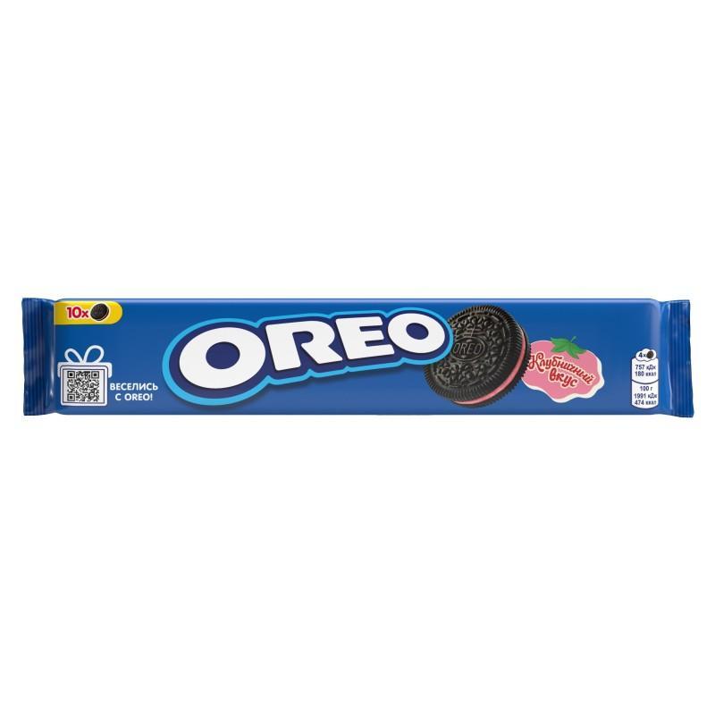 Печенье Oreo клубника 95 гр., флоу-пак