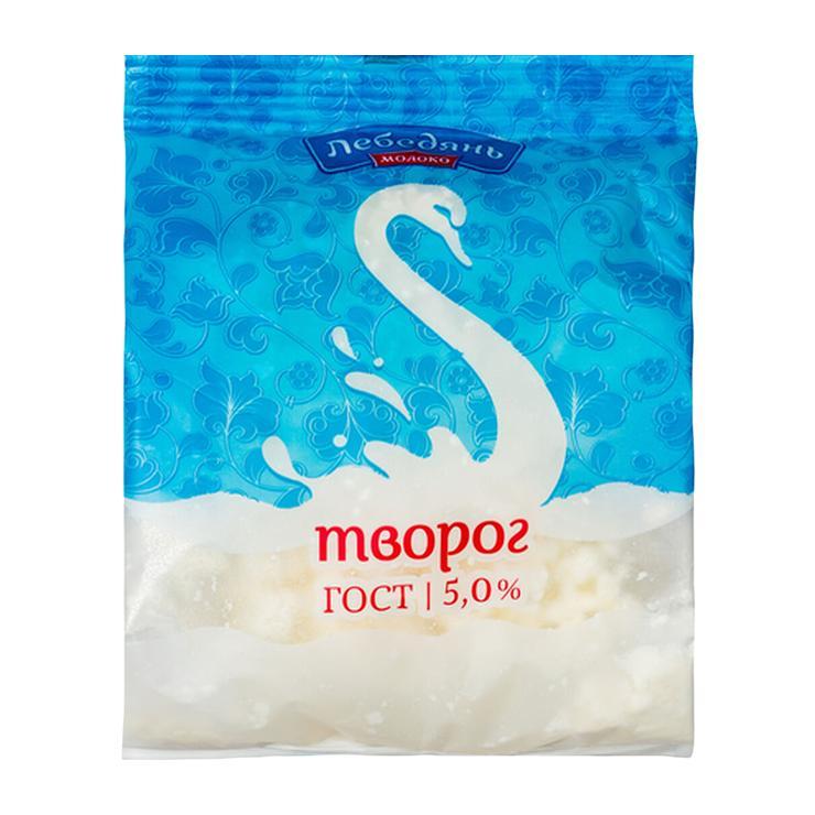 Творог ЛебедяньМолоко 5% 300 гр., флоу-пак