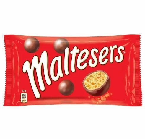 Драже Maltesers шарики 37 гр., флоу-пак