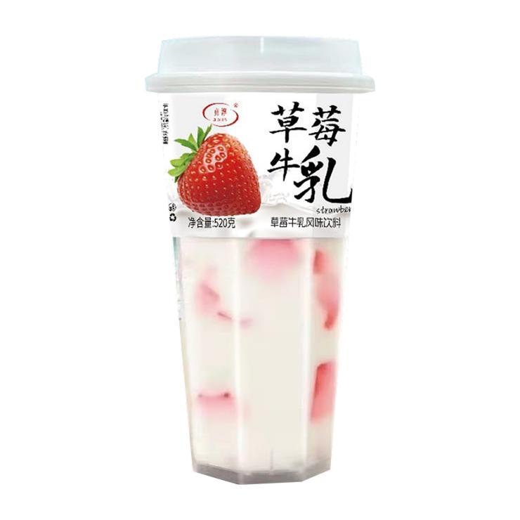 Напиток молочный Zhenchun клубника 520 мл., ПЭТ