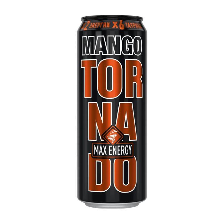 Напиток энергетический Tornado Energy Max Mango 445 мл., ж/б