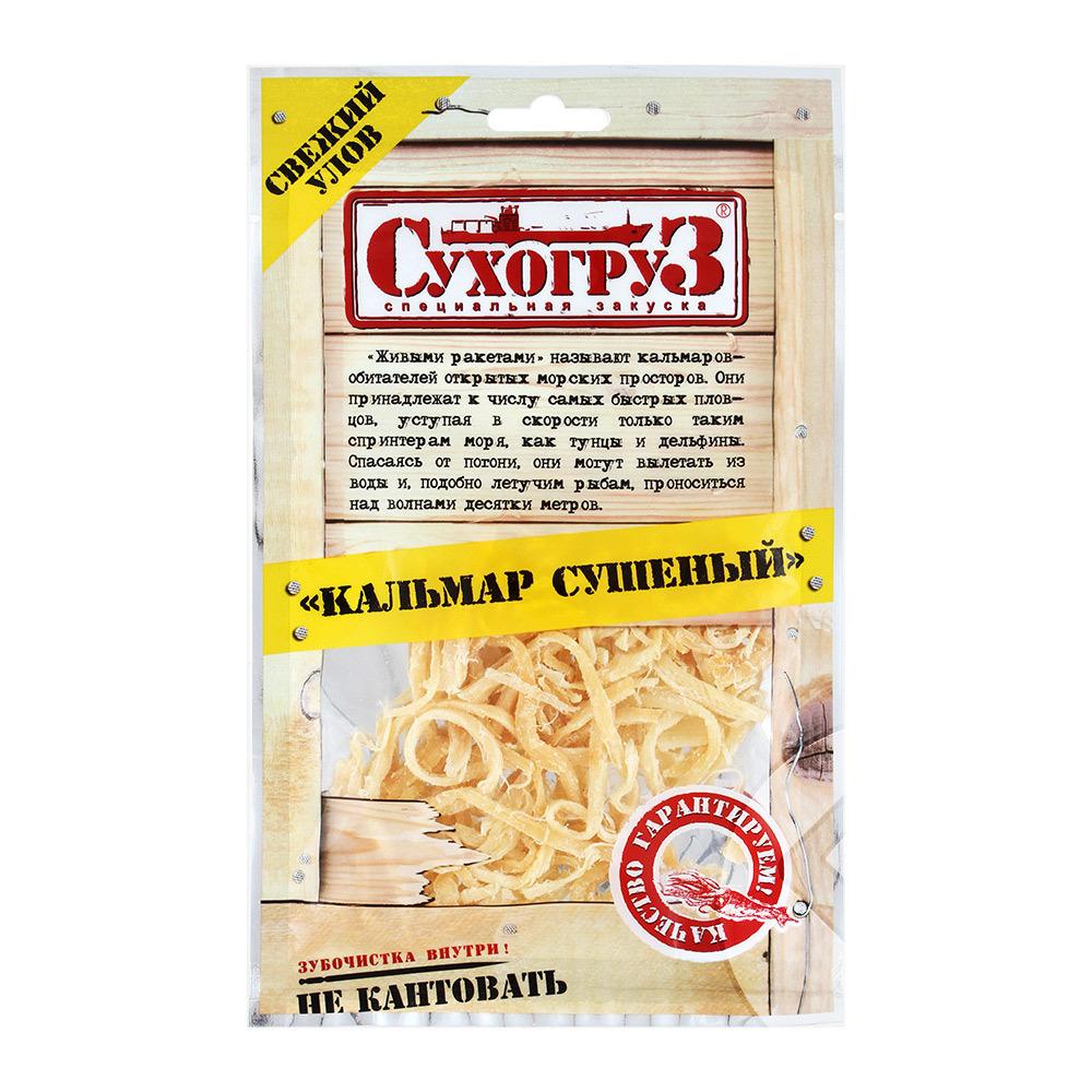 Кальмар сушеный Сухогруз 36 гр., саше