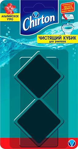 Кубик для чистки унитаза Chirton Альпийское утро 50 гр. х 2 шт., блистер