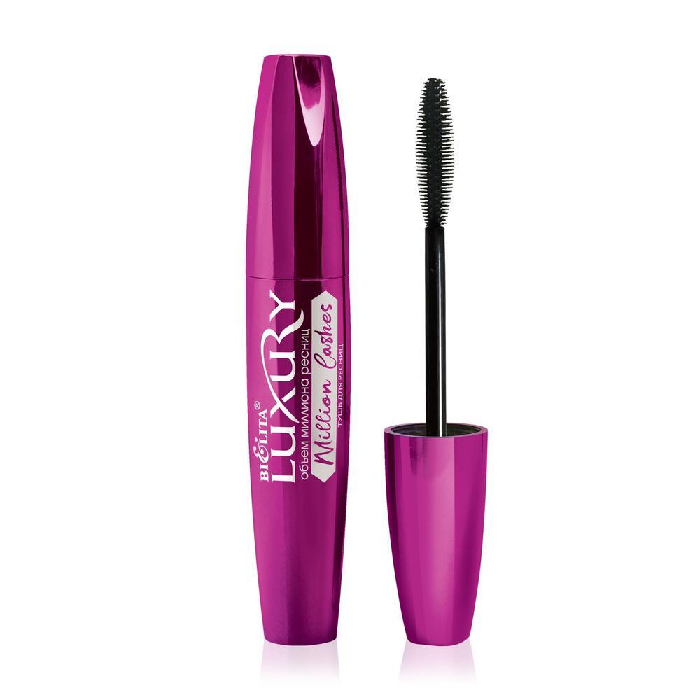 Тушь для ресниц Bielita LUXURY Million Lashes (объем миллиона ресниц) 12 мл, ПЭТ