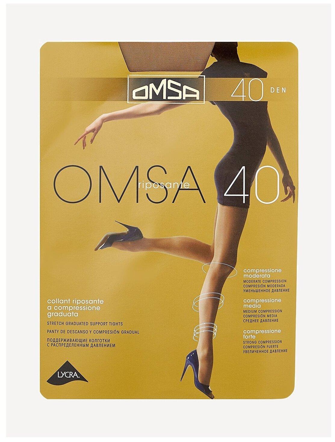 Колготки Omsa 40 Caramello 5 XL, флоу-пак