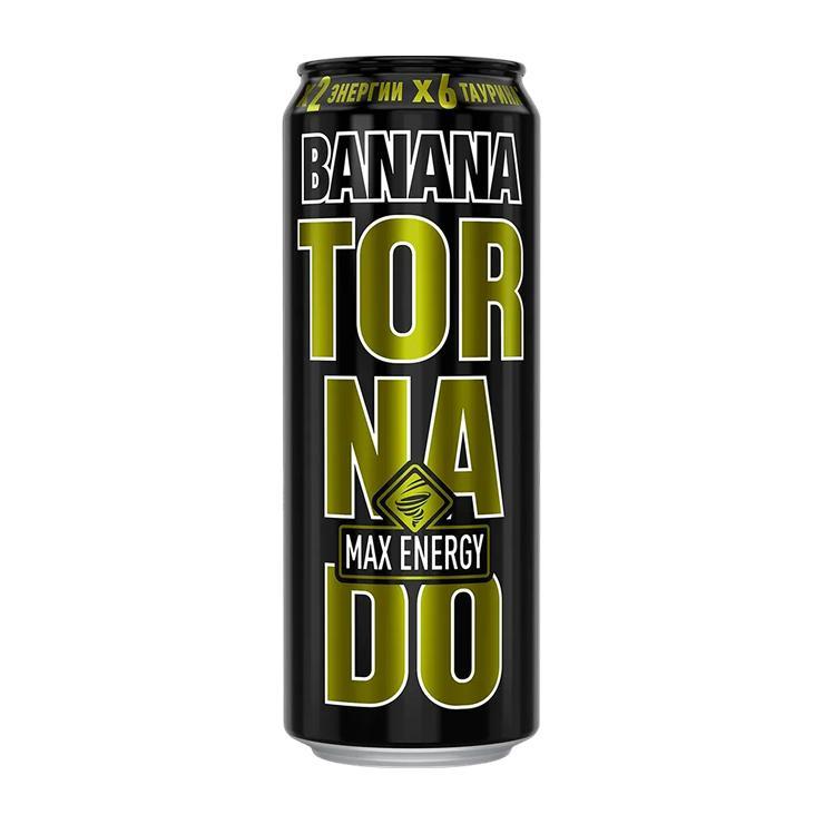 Напиток энергетический Tornado Energy Max Banana 445 мл., ж/б
