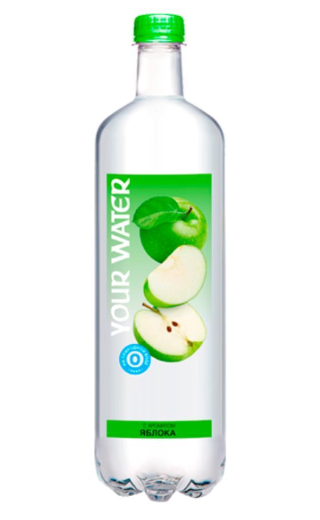 Вода газированная Your Water яблоко 1 л., ПЭТ