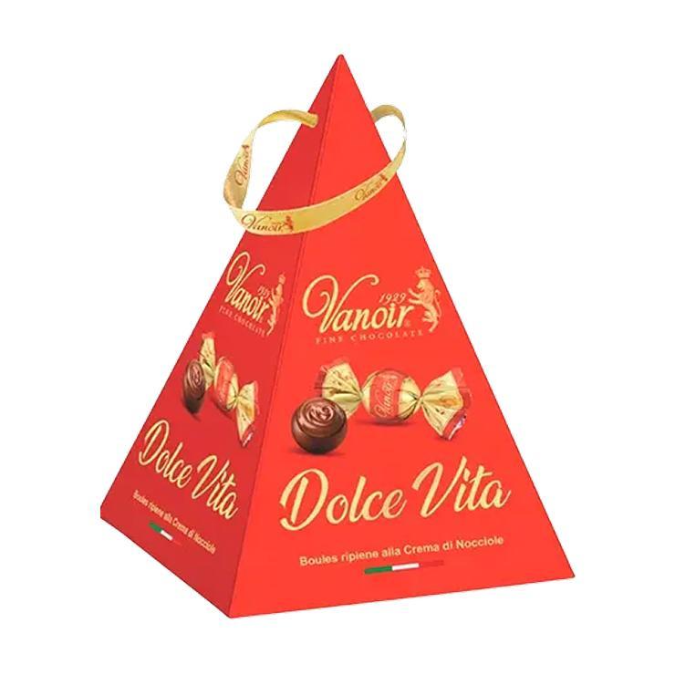 Конфеты Vanoir dolce vita пралине с кремовой начинкой из лесного ореха 205 гр., картон