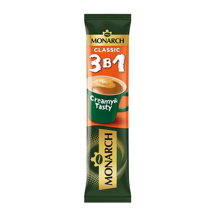 Напиток кофейный растворимый MONARCH 3 в 1 Классика 13,5 гр., стик